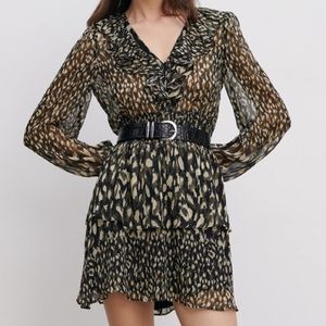 Zara Animal Print Dress